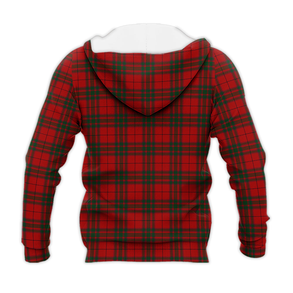 MacNab (McNab) Tartan Knitted Hoodie with Family Crest - Tartan Vibes Clothing