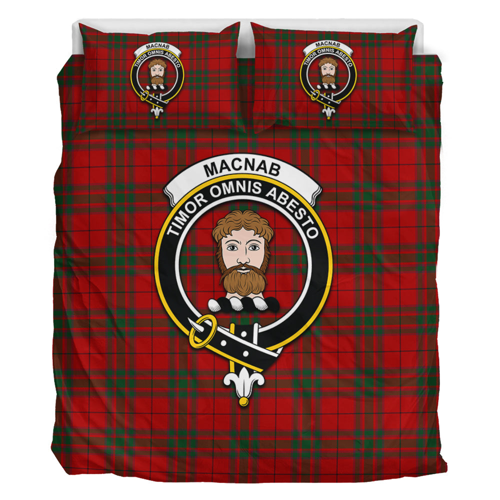 MacNab (McNab) Tartan Bedding Set with Family Crest - Tartan Vibes Clothing