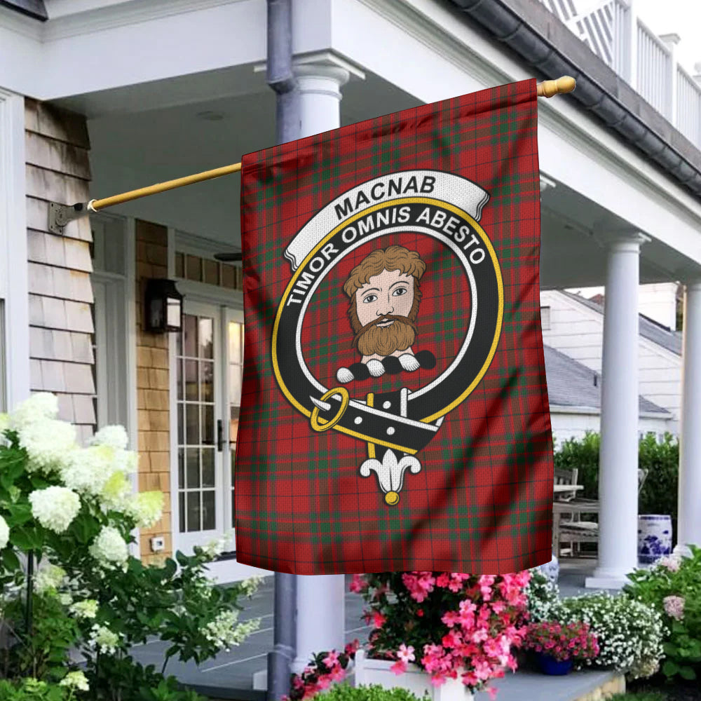 MacNab (McNab) Tartan Flag with Family Crest - Tartan Vibes Clothing