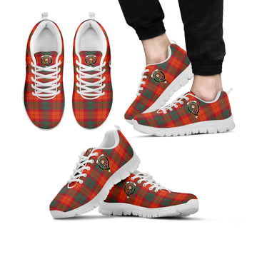 MacNab Ancient Tartan Sneakers with Family Crest