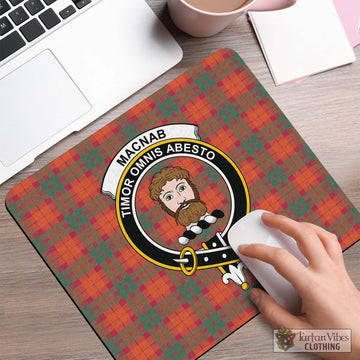 MacNab Ancient Tartan Mouse Pad with Family Crest