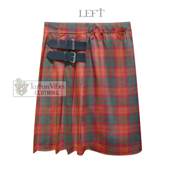 MacNab Ancient Tartan Men's Pleated Skirt - Fashion Casual Retro Scottish Kilt Style