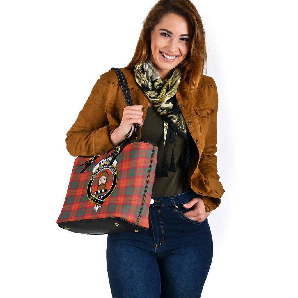 macnab-ancient-tartan-leather-tote-bag-with-family-crest