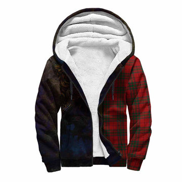 MacNab (McNab) Tartan Family Crest Sherpa Hoodie Alba Gu Brath Be Brave Lion Ancient Style