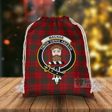 Tartan Vibes Clothing MacNab (McNab) Tartan Christmas Santa's Bag with Family Crest