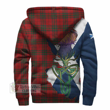 MacNab (McNab) Tartan Family Crest Sherpa Hoodie Scottish Thistle Celtic Inspired
