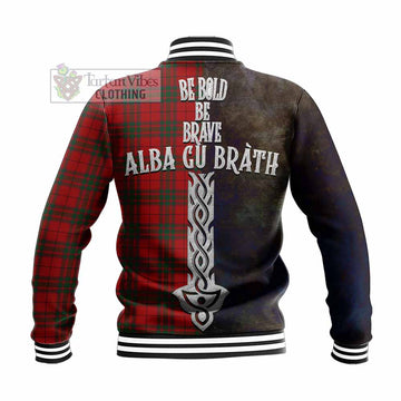 MacNab (McNab) Tartan Family Crest Baseball Jacket Alba Gu Brath Be Brave Lion Ancient Style