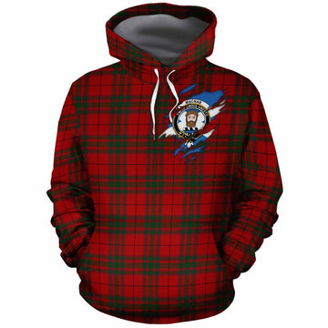 MacNab (McNab) Clan Crest In Me Tartan Cotton Hoodie Scotland Flag Style