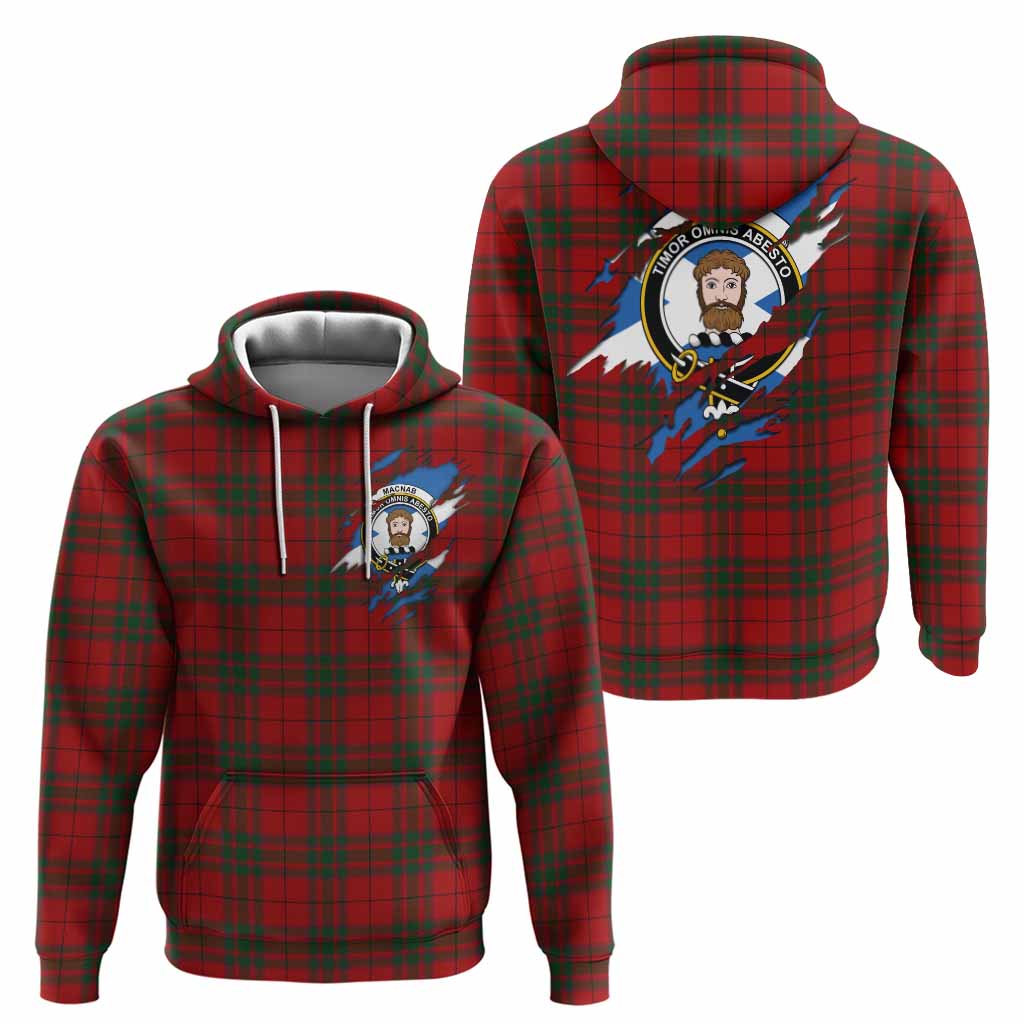 MacNab (McNab) Clan Crest In Me Tartan Hoodie Scotland Flag Style