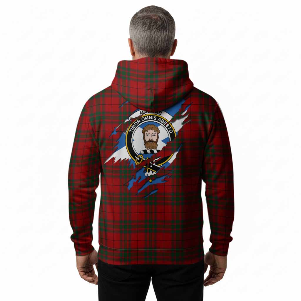 MacNab (McNab) Clan Crest In Me Tartan Hoodie Scotland Flag Style