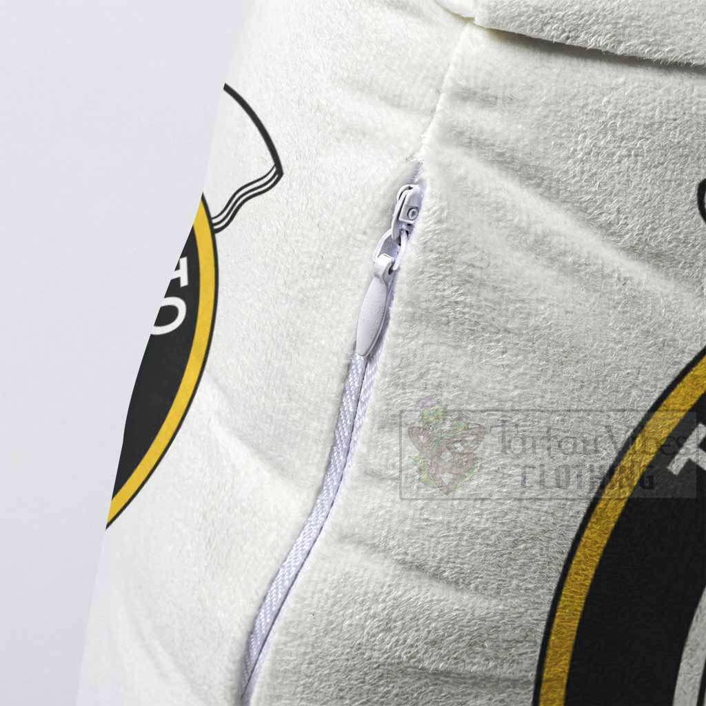 MacNab (McNab) Clan Crest Shaped Throw Pillow, Scottish Clan Badge Decorative Pillow