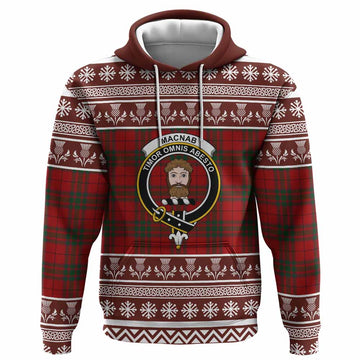 MacNab (McNab) Clan Tartan Christmas Hoodie with Family Crest
