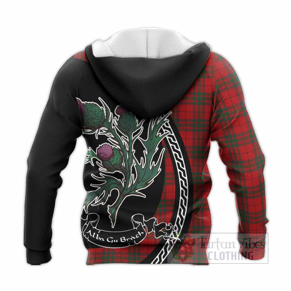 MacNab (McNab) Family Crest Tartan Knitted Hoodie Alba Thistle Inspired - Tartan Vibes Clothing