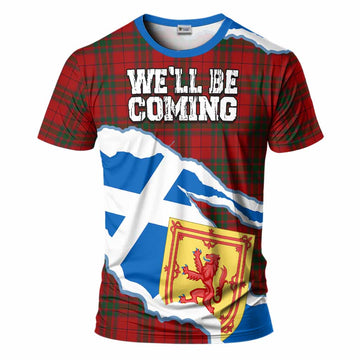 MacNab (McNab) Scotland Football Tartan T-Shirt We'll Be Coming