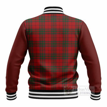 MacNab (McNab) Tartan Accent Baseball Jacket with Family Crest