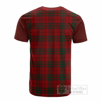 MacNab (McNab) Tartan Accent Cotton T-shirt with Family Crest