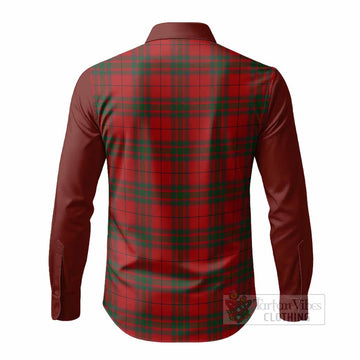 MacNab (McNab) Tartan Accent Long Sleeve Button Shirts with Family Crest