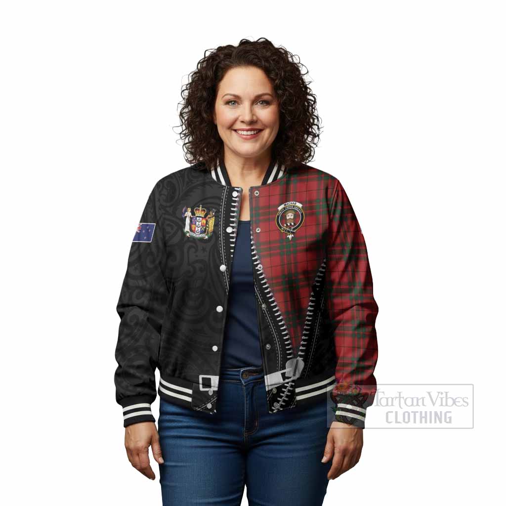 MacNab (McNab) Tartan Baseball Jacket New Zealand Pattern Unique Zipper Stylized