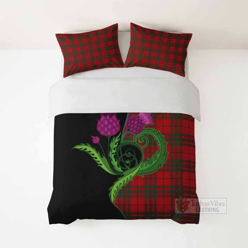 MacNab (McNab) Tartan Bedding Set Traditional Scottish Thistle - Tartan Vibes Clothing
