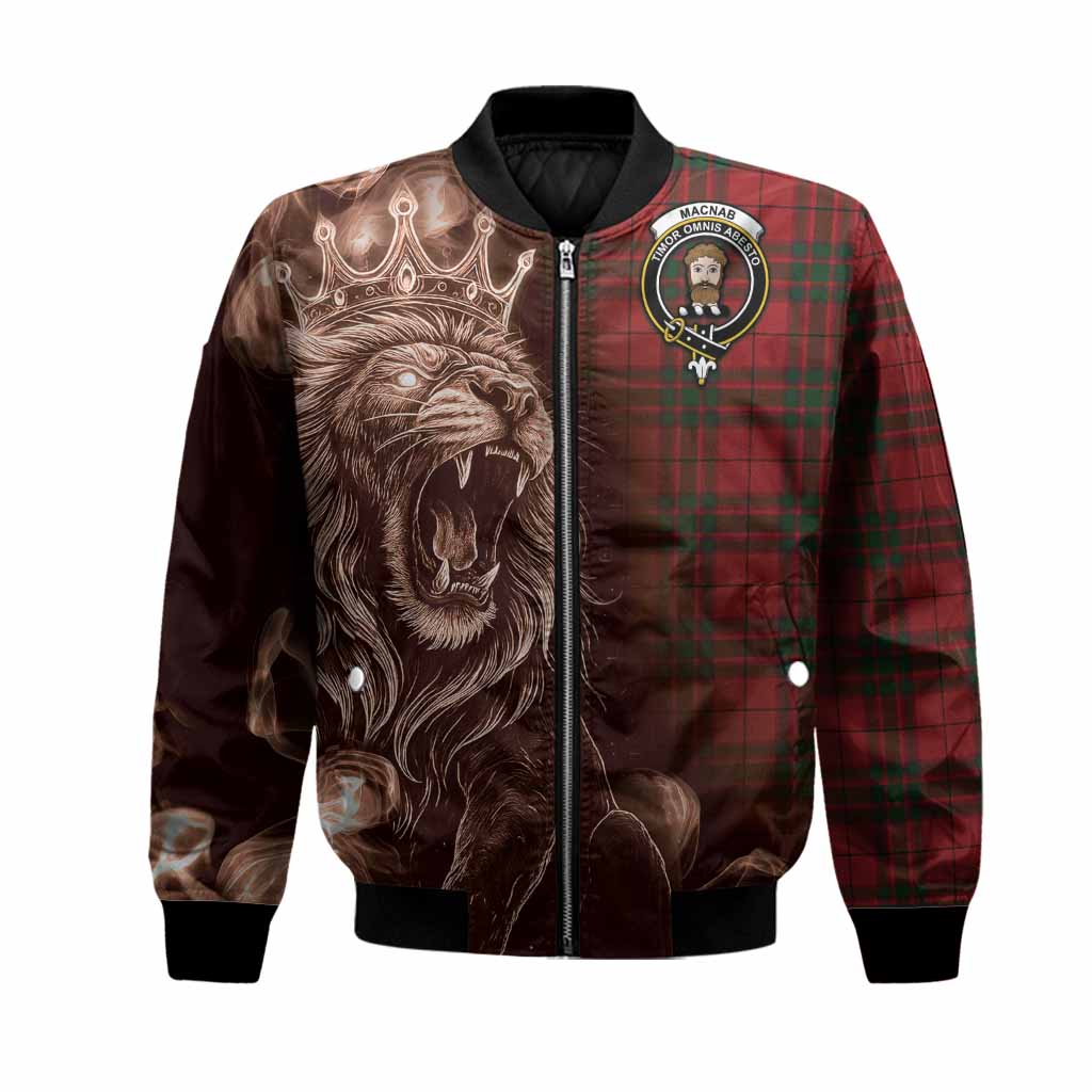 MacNab (McNab) Tartan Bomber Jacket Roaring Lion Heritage