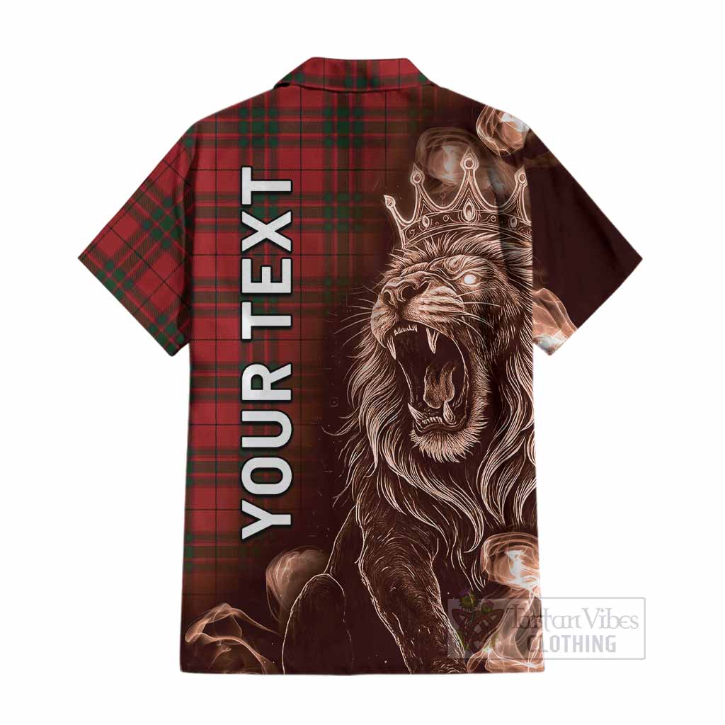MacNab (McNab) Tartan Cotton Hawaiian Shirt Roaring Lion Heritage