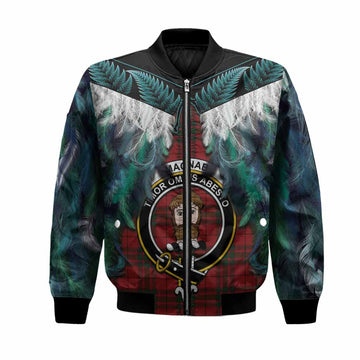 MacNab (McNab) Tartan Crest Bomber Jacket New Zealand Maori Korowai Cloak