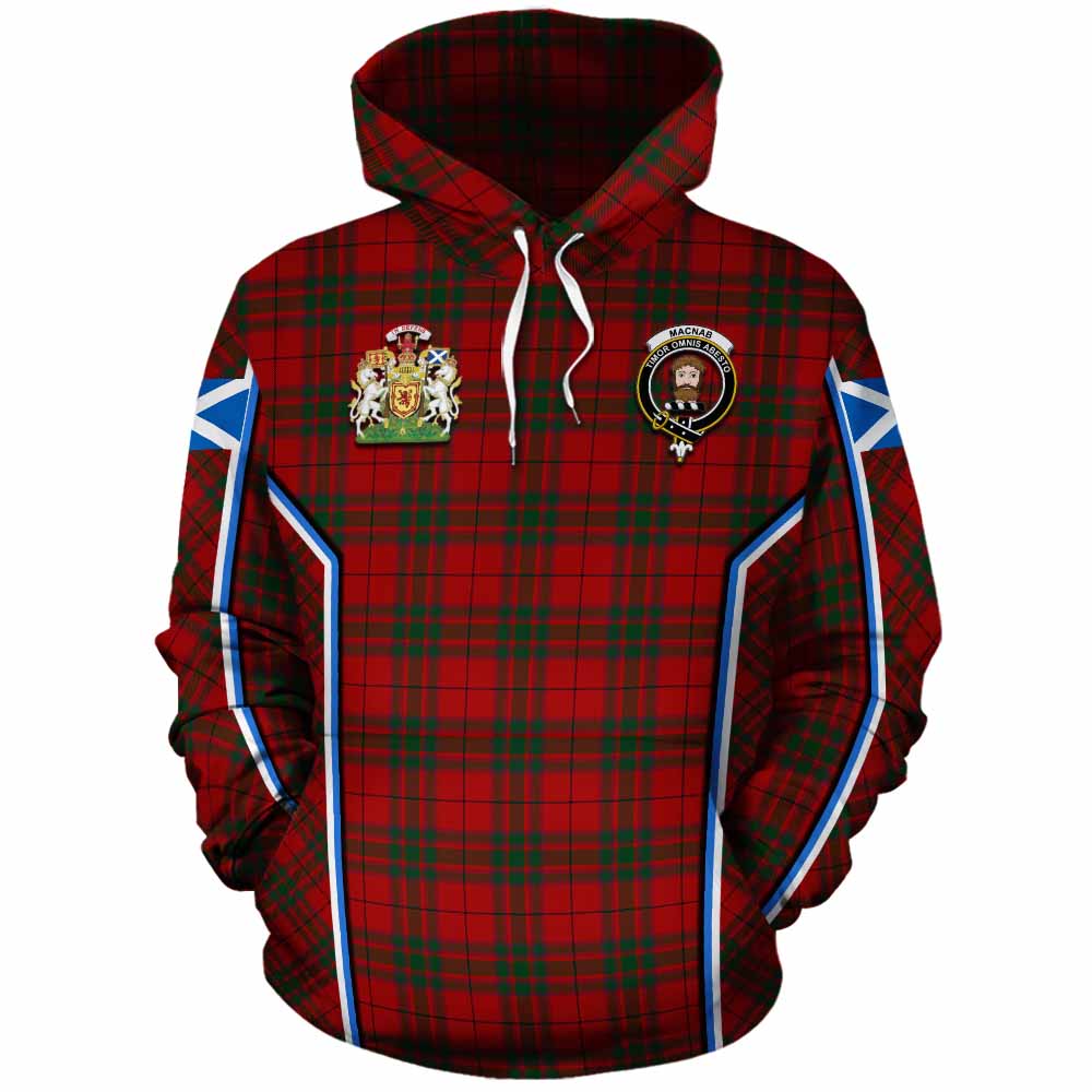 MacNab (McNab) Tartan Crest Cotton Hoodie Scotland Coat of Arm Flag Style - Tartan Vibes Clothing