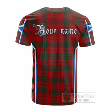 MacNab (McNab) Tartan Crest Cotton T-shirt Scotland Coat of Arm Flag Style - Tartan Vibes Clothing
