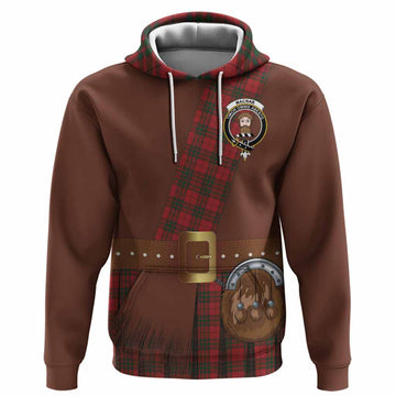 MacNab (McNab) Tartan Crest Hoodie Kilt Costume Style