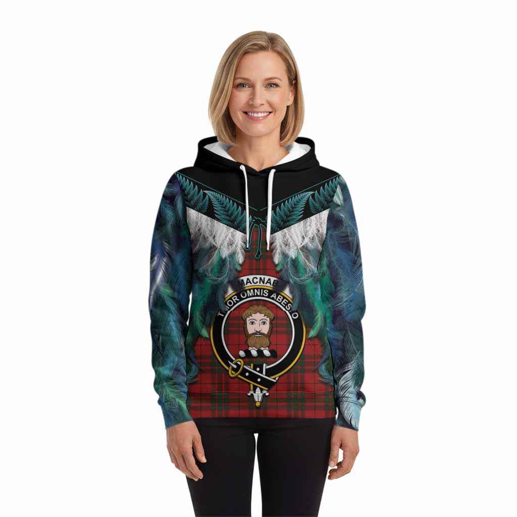 MacNab (McNab) Tartan Crest Hoodie New Zealand Maori Korowai Cloak