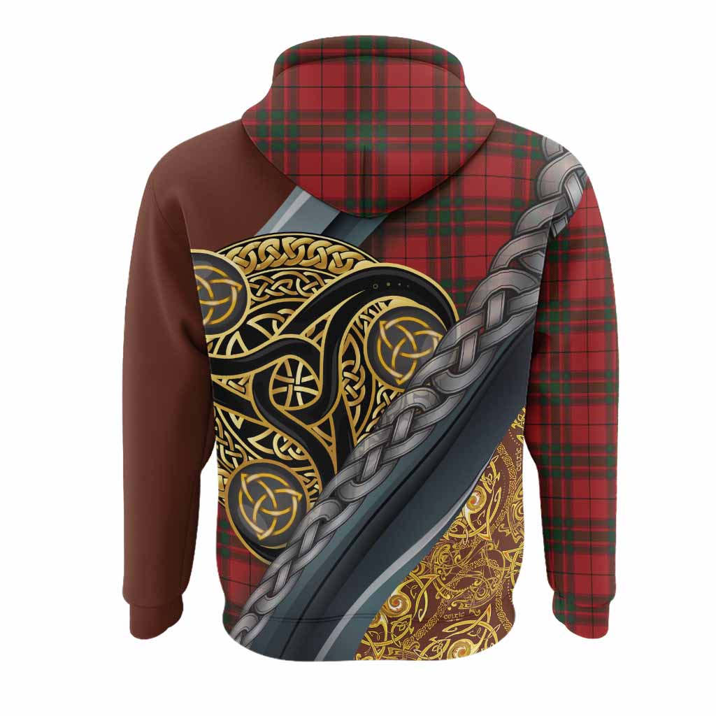 MacNab (McNab) Tartan Crest Hoodie Scottish Triskele Celtic