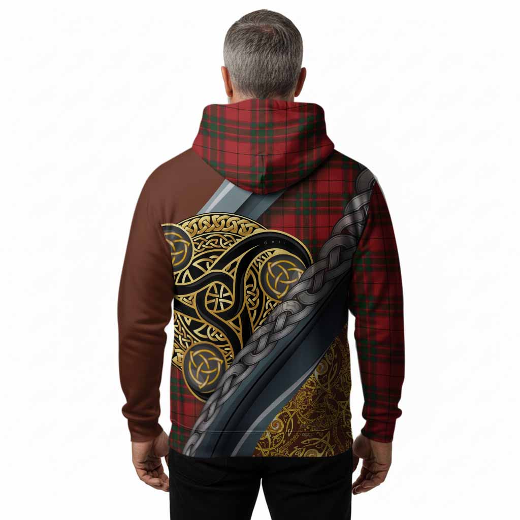 MacNab (McNab) Tartan Crest Hoodie Scottish Triskele Celtic