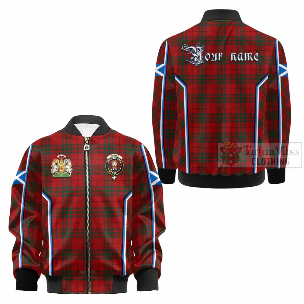 MacNab (McNab) Tartan Crest Kid Bomber Jacket Scotland Coat of Arm Flag Style - Tartan Vibes Clothing