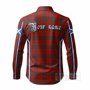 MacNab (McNab) Tartan Crest Long Sleeve Button Shirts Scotland Coat of Arm Flag Style