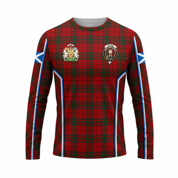 MacNab (McNab) Tartan Crest Long Sleeve T-Shirt Scotland Coat of Arm Flag Style - Tartan Vibes Clothing