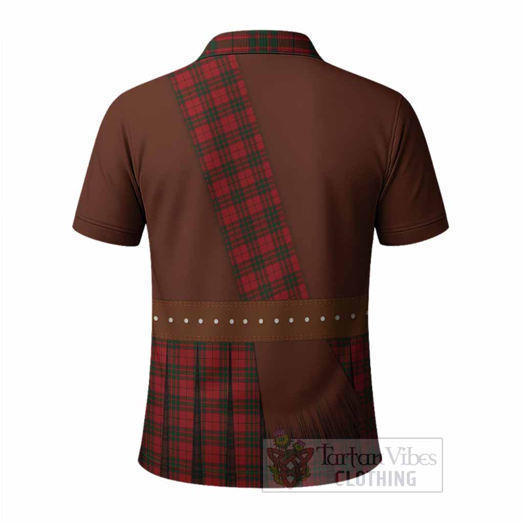 MacNab (McNab) Tartan Crest Polo Shirt Kilt Costume Style