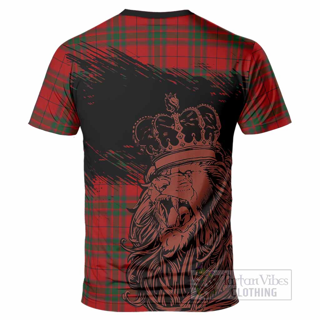 MacNab (McNab) Tartan Crest T-Shirt Crowned Lion Heritage Style
