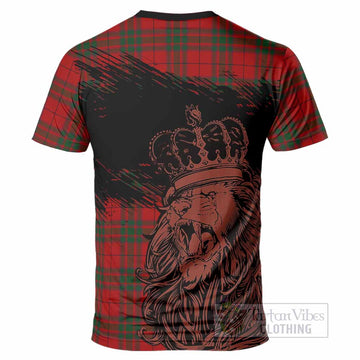 MacNab (McNab) Tartan Crest T-Shirt Crowned Lion Heritage Style