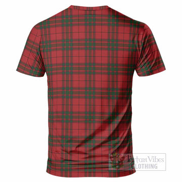 MacNab (McNab) Tartan Crest T-Shirt Ferocious Lion Style