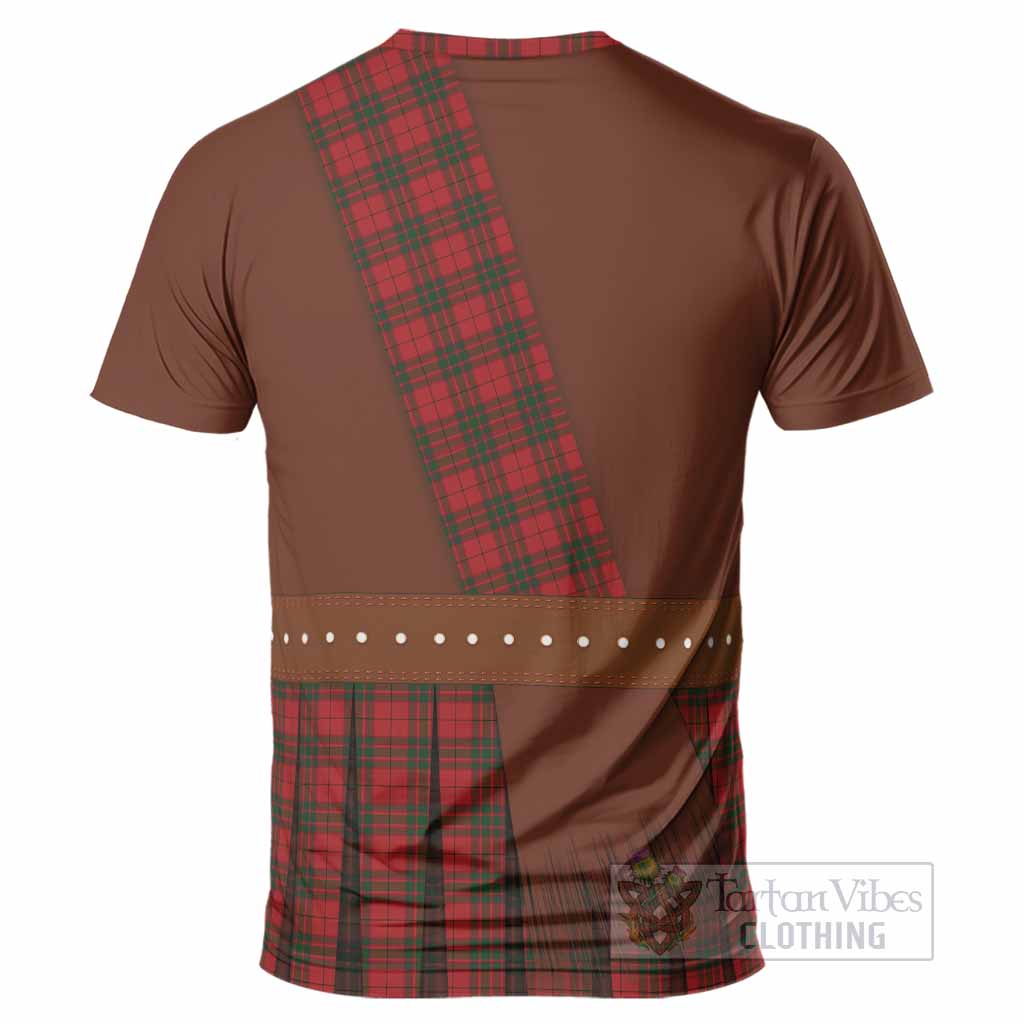 MacNab (McNab) Tartan Crest T-Shirt Kilt Costume Style
