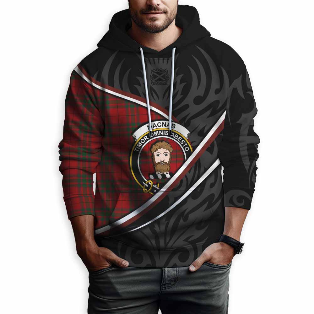 MacNab (McNab) Tartan Family Crest Hoodie Celtic Scottish Thistle Floral - Tartan Vibes Clothing
