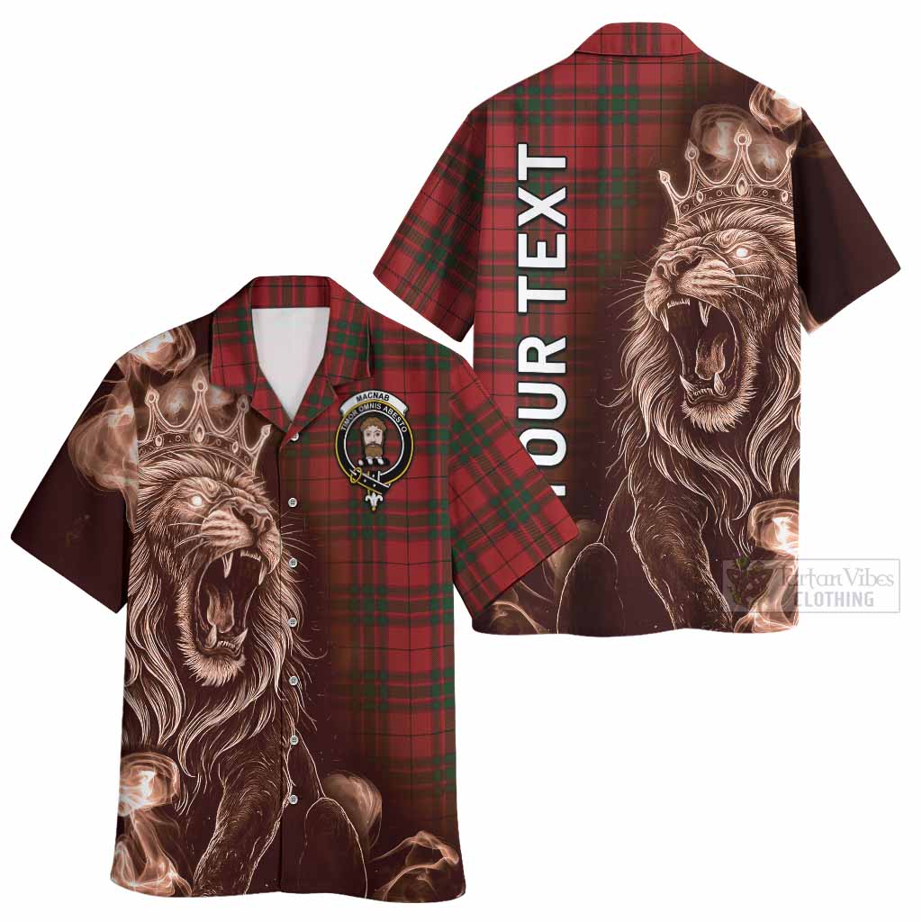 MacNab (McNab) Tartan Hawaiian Shirt Roaring Lion Heritage