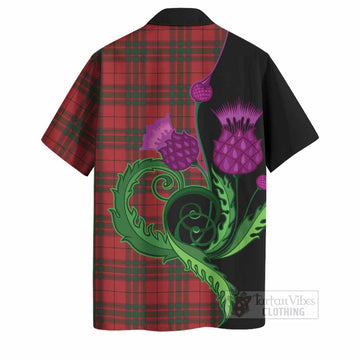 MacNab (McNab) Tartan Hawaiian Shirt Traditional Scottish Thistle