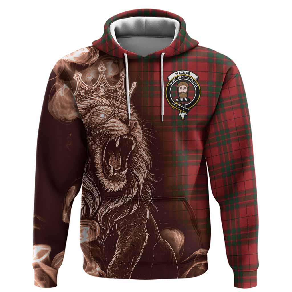 MacNab (McNab) Tartan Hoodie Roaring Lion Heritage