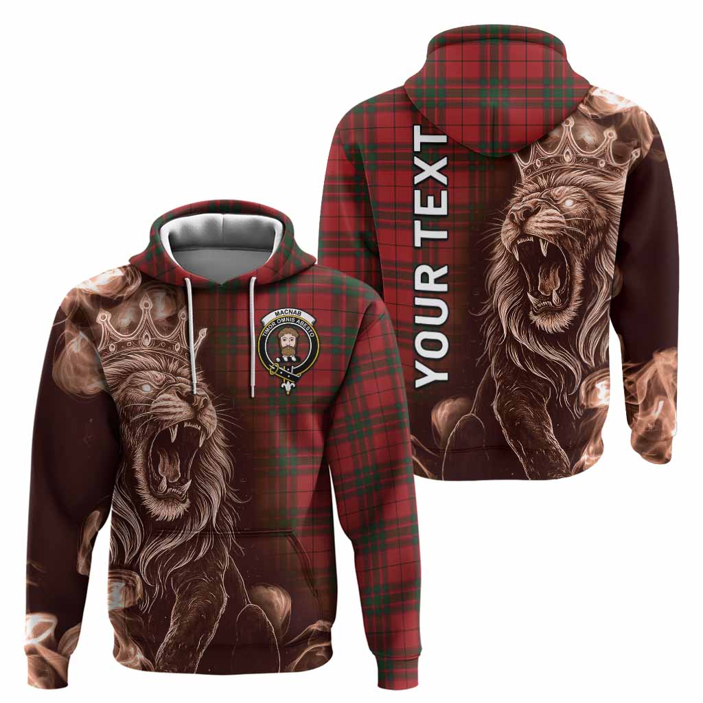 MacNab (McNab) Tartan Hoodie Roaring Lion Heritage