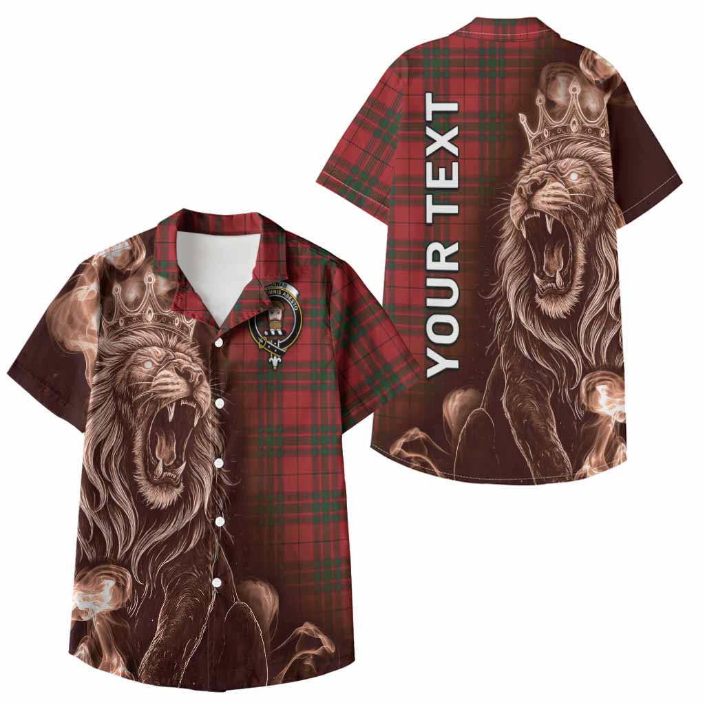 MacNab (McNab) Tartan Kid Hawaiian Shirt Roaring Lion Heritage