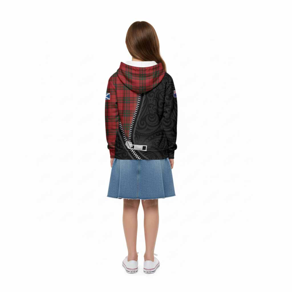 MacNab (McNab) Tartan Kid Hoodie New Zealand Pattern Unique Zipper Stylized