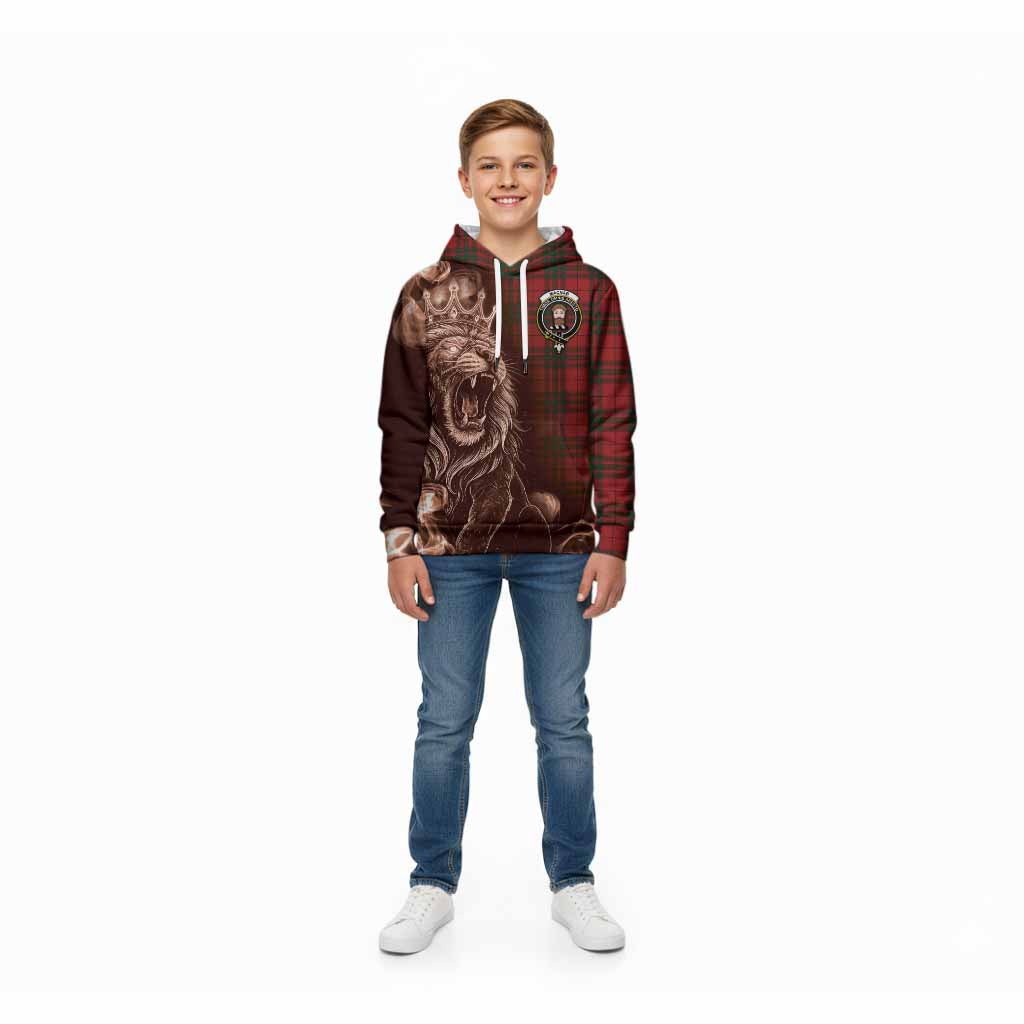 MacNab (McNab) Tartan Kid Hoodie Roaring Lion Heritage