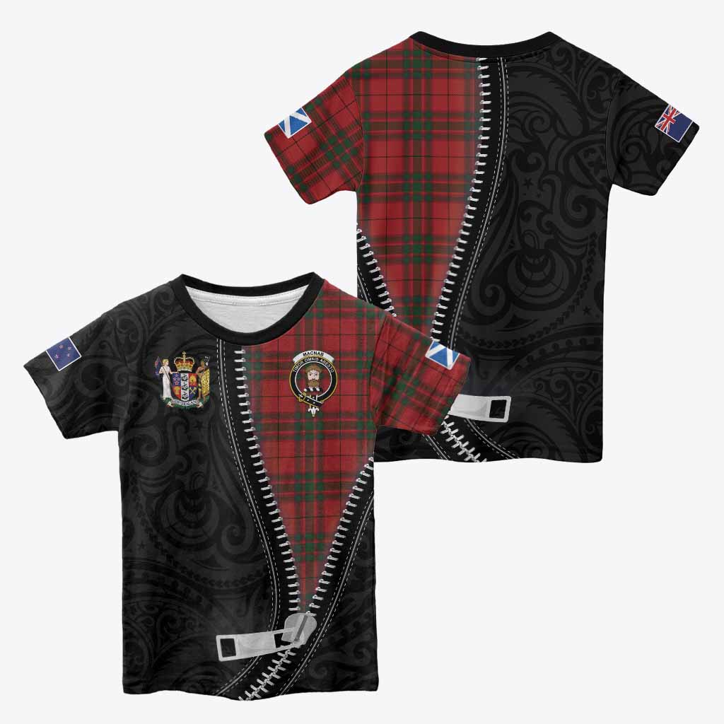 MacNab (McNab) Tartan Kid T-shirt New Zealand Pattern Unique Zipper Stylized