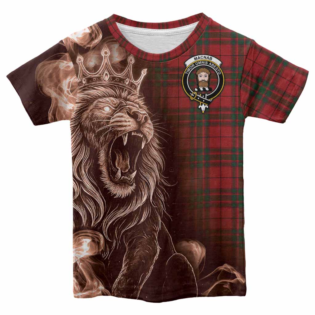 MacNab (McNab) Tartan Kid T-shirt Roaring Lion Heritage